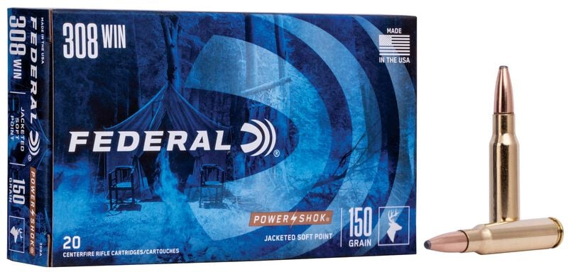 Federal Power-Shok 308 Win 150GR SP