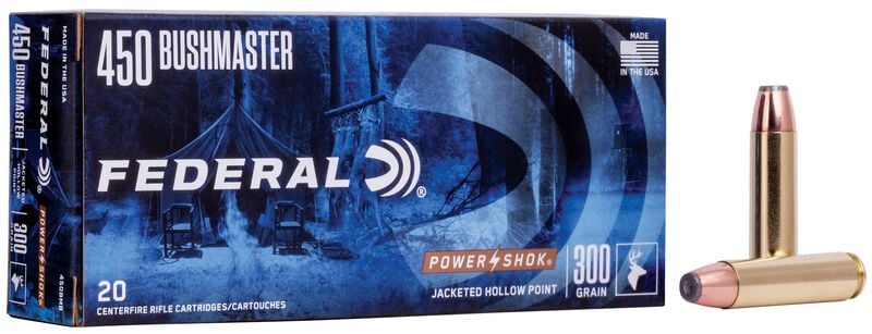 Federal Power-Shok 450 Bushmaster 300GR SP Ammo