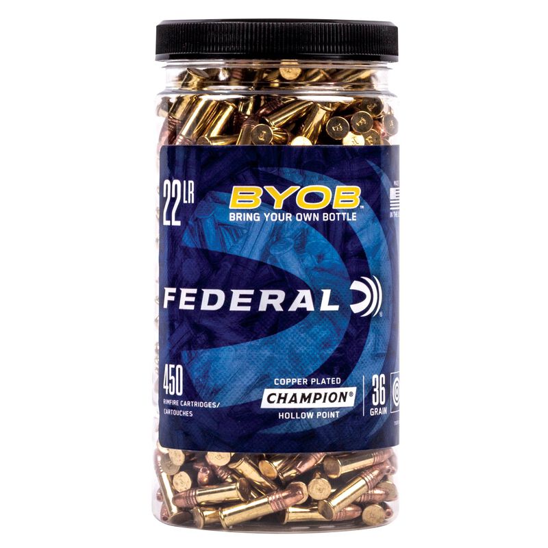 Federal 22 LR 36GR Cphp Ammo Per 450RD/BOTTLE