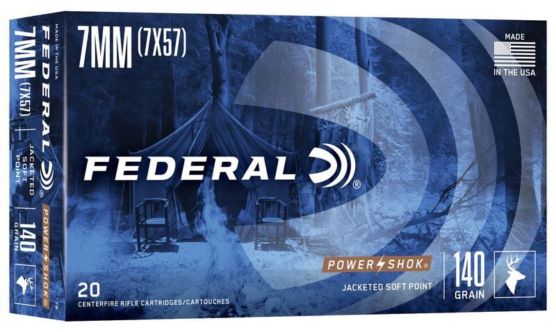 Federal Power-Shok 7mm Mauser 140gr SP