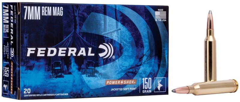 Federal 7mm Rem Mag 150gr Power-Shok SP