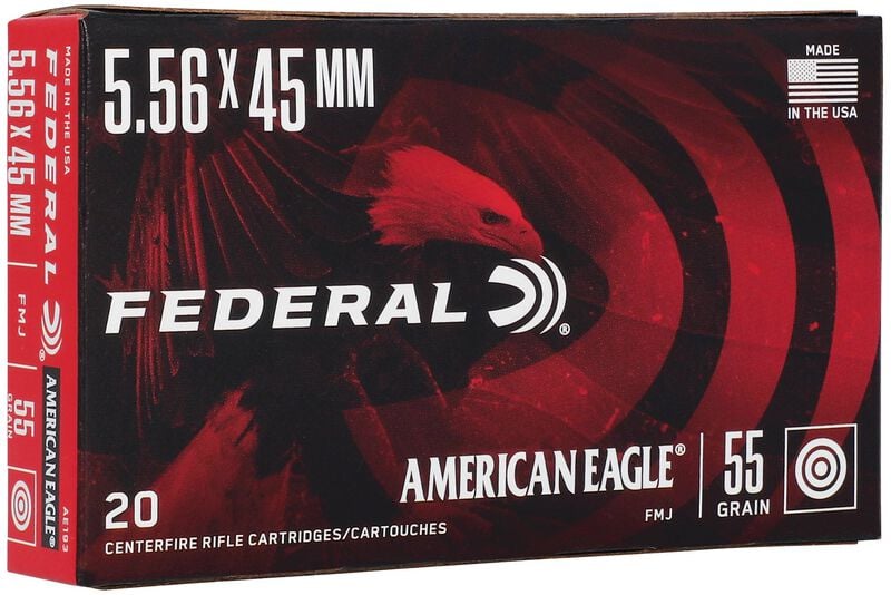 Federal American Eagle Rifle 5.56x45mm 55gr - 20 Rounds