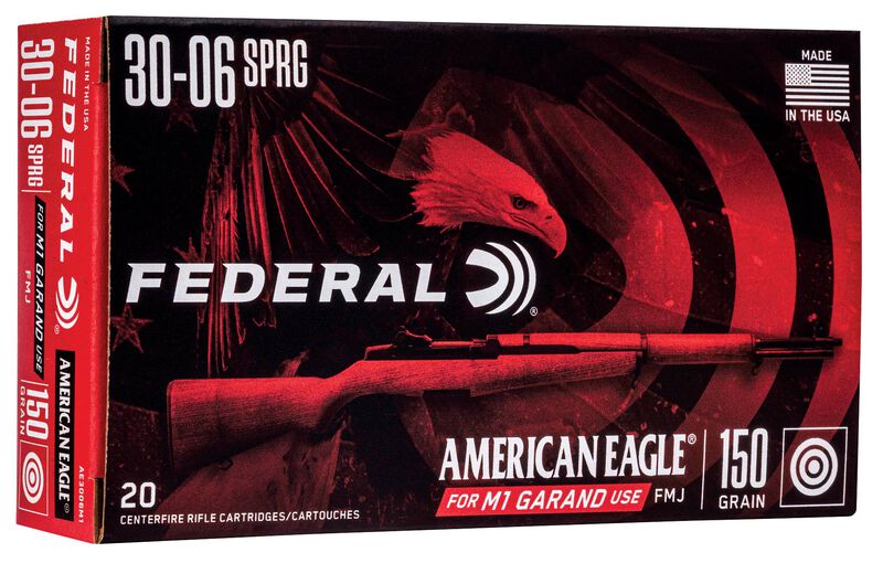 Federal American Eagle 30-06 150gr FMJ M1 Garand
