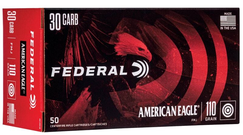 Federal American Eagle 30 Carbine 110GR FMJ