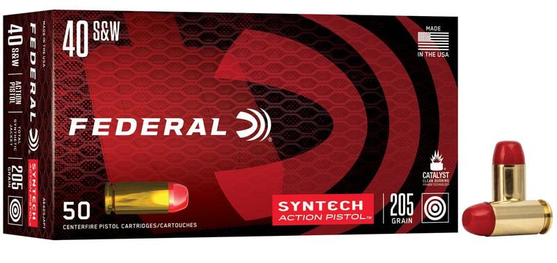 Federal Syntech Action Pistol 40 S&W 205gr - 50 Rounds