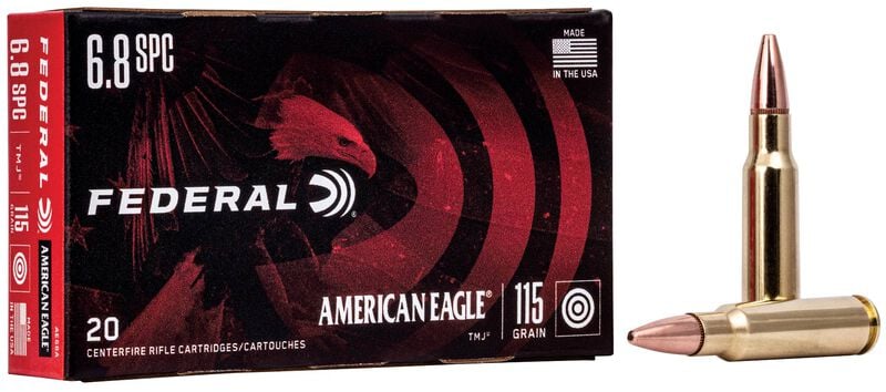 Federal American Eagle 6.8 Spc 115GR FMJ