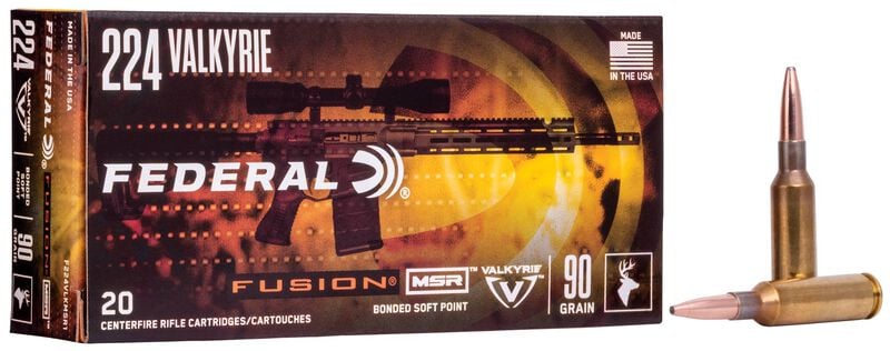 Federal Fusion 224 Valkyrie 100GR Ammo