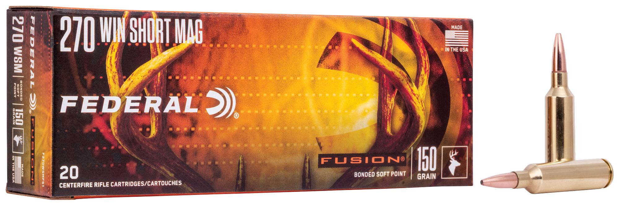Federal Fusion 270 WSM 150gr product image