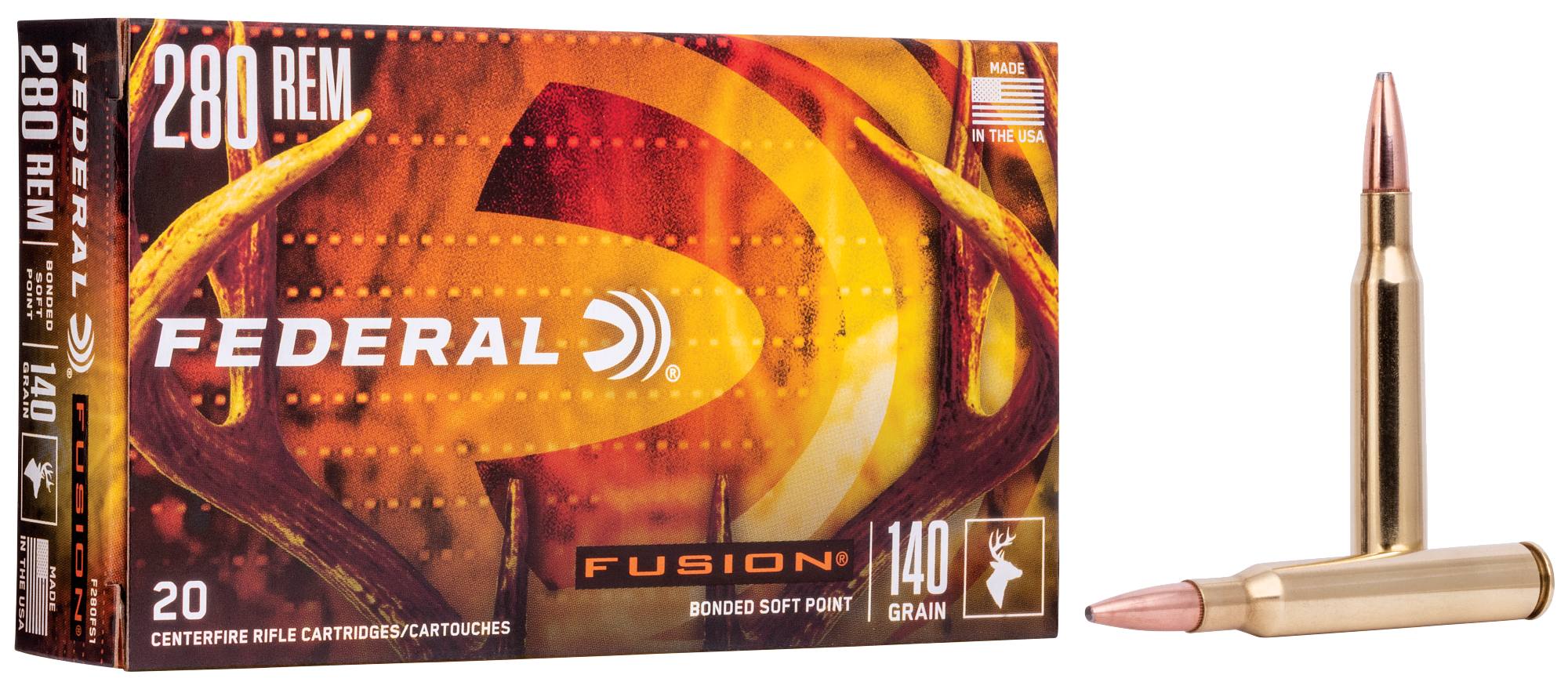 Federal Fusion 280 Rem 140gr product image