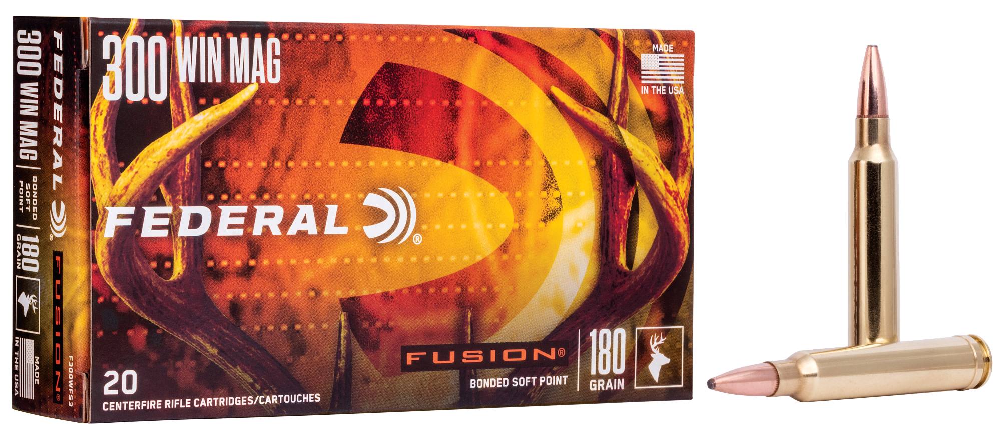 Federal Fusion 300 Win Mag 180gr product image