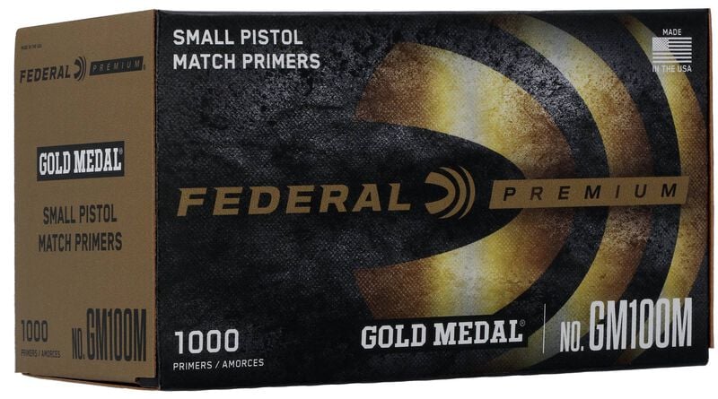 Federal Gold Medal Gm Small Pistol Match Primers 1,000-count