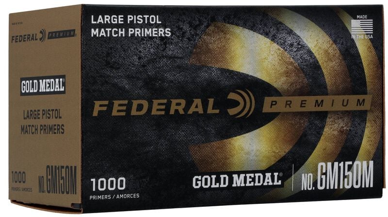 Federal Gold Medal Gm Large Pistol Match Primers 1,000-count
