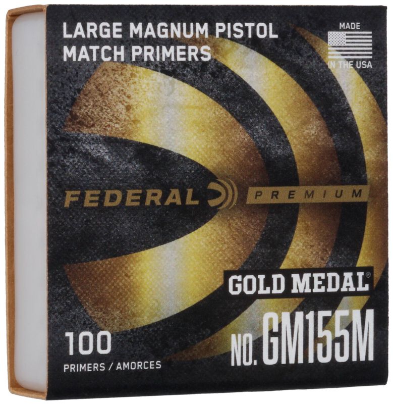 Federal Gold Medal Match Gm Mag Pistol Primer - 100 Count