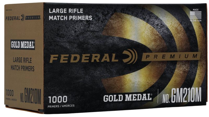 Federal Gold Medal Large Rifle Match Primers 1,000-count
