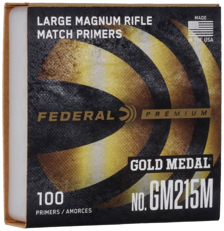 Federal Gold Medal Match Large Mag Rifle Primer - 100 Count