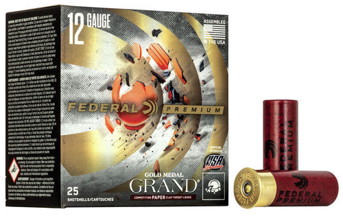 Federal Gold Medal Grand Paper 12 Gauge 2-3/4" 1 oz - 25 Rounds