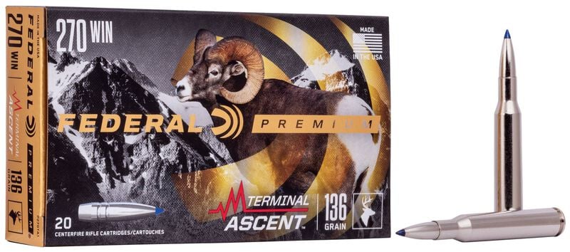Federal 270 Win 136GR Terminal Ascent