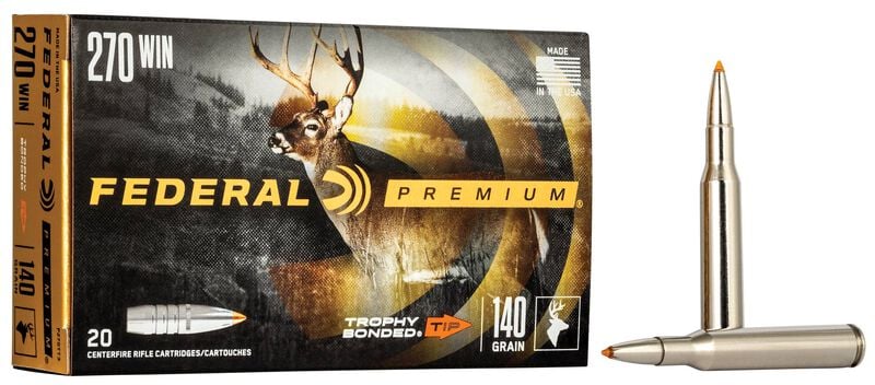 Federal Trophy Bonded Tip 270 Win 140GR Ped