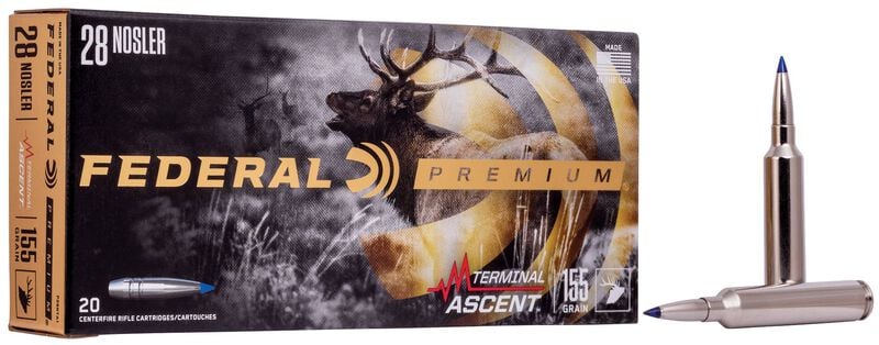 Federal 28 Nosler 155GR Terminal Ascent