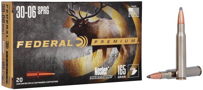 Federal Nosler Partition 30-06 165GR