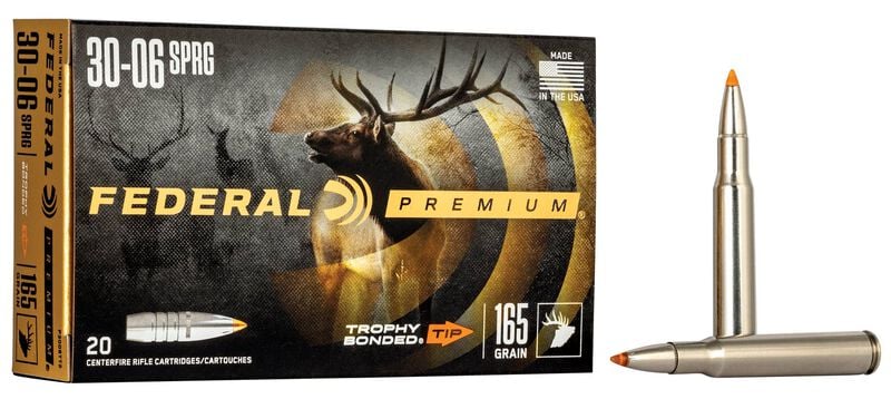 Federal Trophy Bonded Tip 30-06 165GR