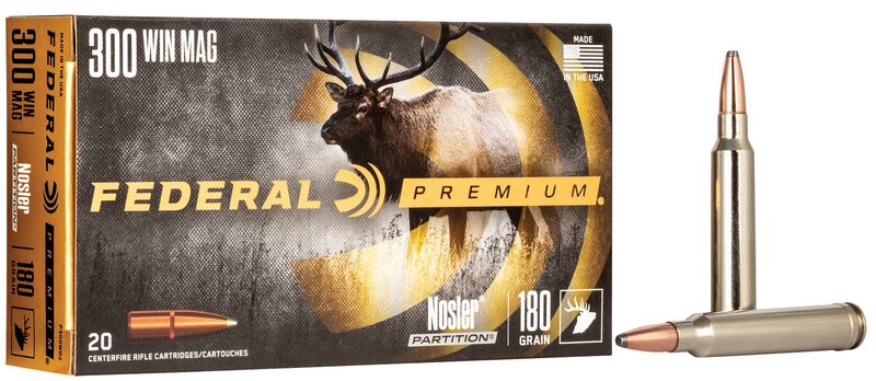 Federal Nosler Partition 300 Win Mag 180GR