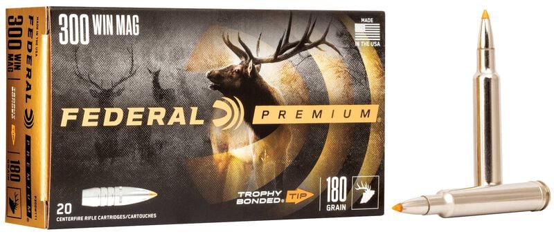 Federal Trophy Bonded Tip 300 Win Mag 180GR