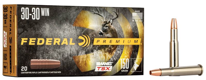 Federal Premium 30-30 Win 150GR Barnes Tsx Ammo