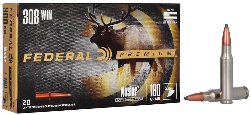 Federal Nosler Partition 308 Win 180GR