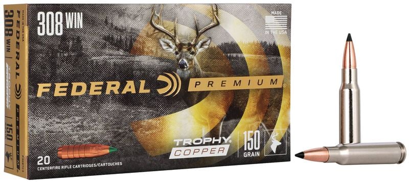 Federal Trophy Copper 308 Win 150GR Vital-shok