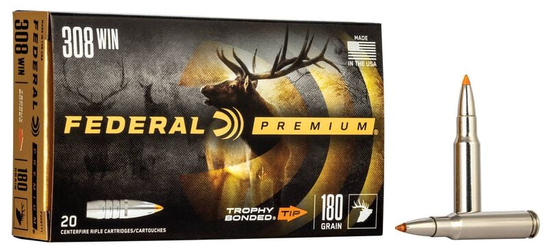 Federal Trophy Bonded Tip 308 Win 180GR