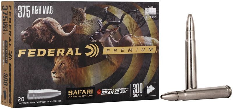 Federal 375 H&H Mag 300GR Trophy Bonded