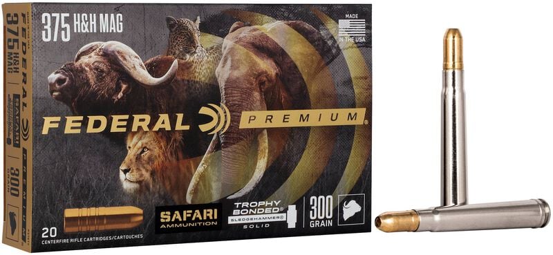 Federal Premium 375 H&H 300GR Trophy Sledgehammer