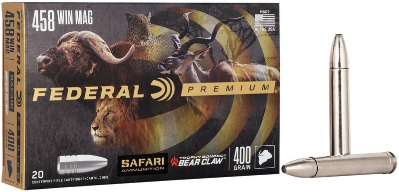 Federal 458 Win Mag 400GR Trophy Bonded Bc