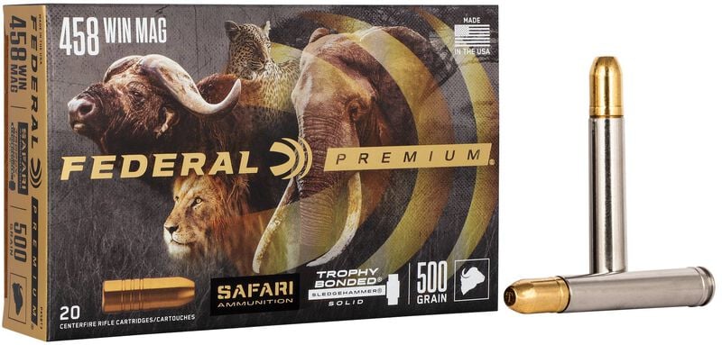 Federal 458 Win Mag 500GR Trophy Bonded Sledgehammer