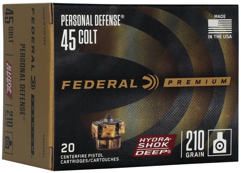 Federal Premium Hydra-Shok Deep 45 Colt 210gr - 20 Rounds