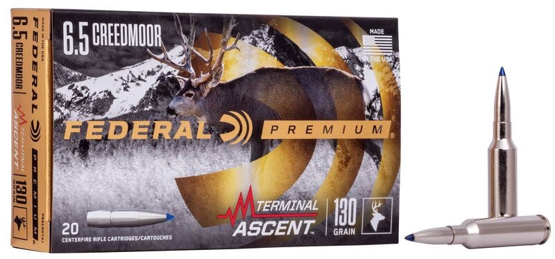 Federal 6.5 Creedmoor 130GR Terminal Ascent