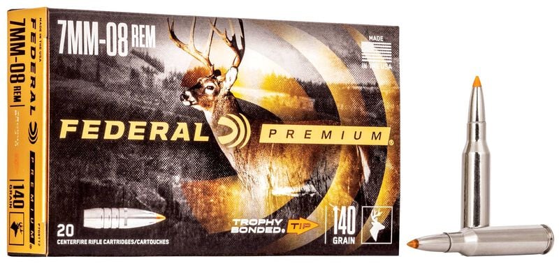 Federal Trophy Bonded Tip 7MM-08 Rem 140GR