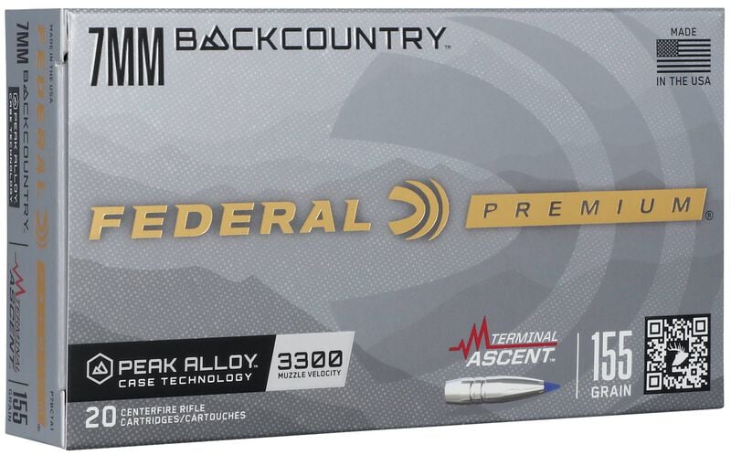 Federal 7MM Backcountry 155GR Terminal Ascent