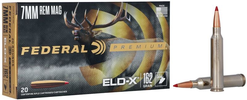 Federal Premium 7MM Rem Mag 162GR ELD-X Ammo