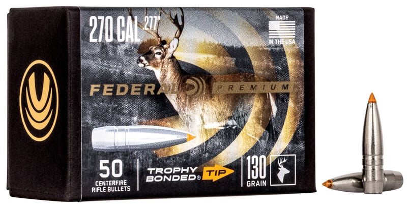 Federal Trophy Bonded Tip .277 Dia 130GR