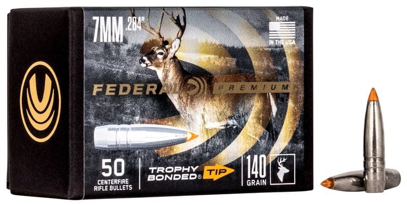 Federal Trophy Bonded Tip .284 Dia 140GR 50/BX