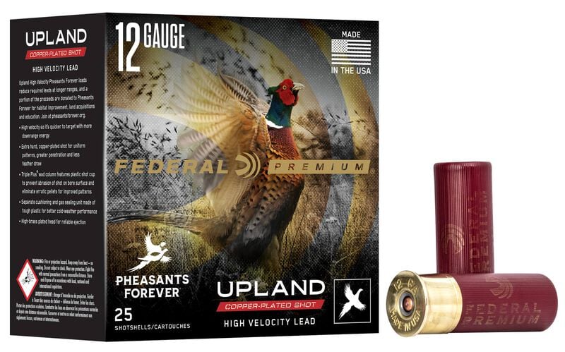 Federal Premium Upland - 12 Ga 2-3/4" - 1 1/4 oz - #6 Shot - 25 Rounds