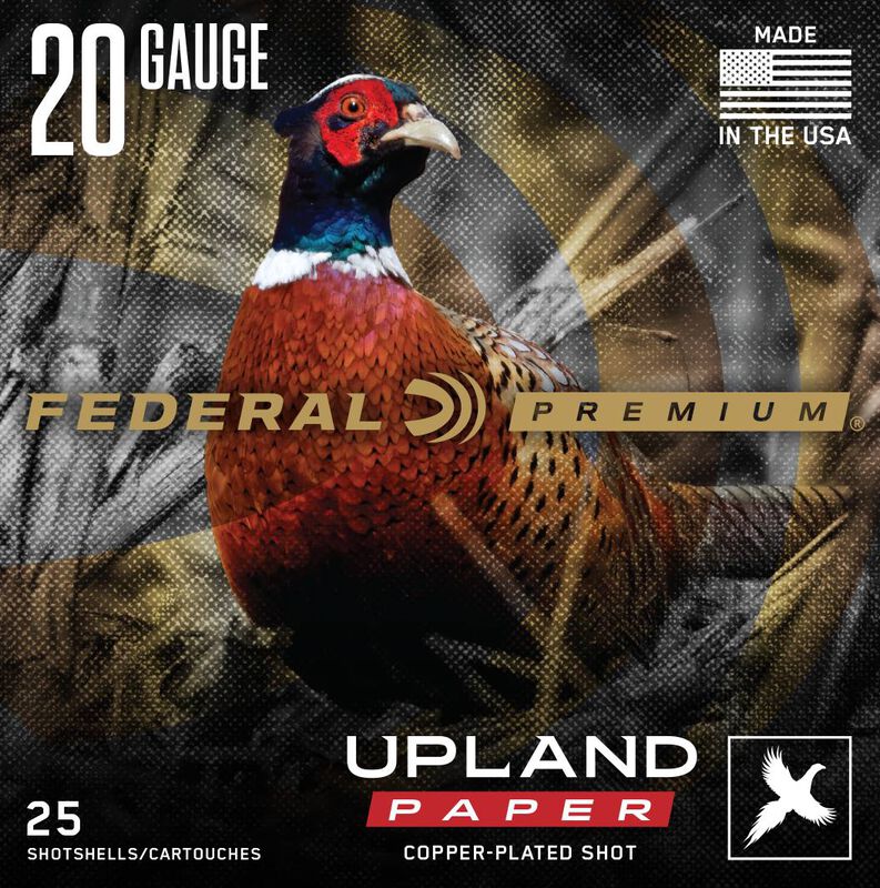 Federal Upland Paper - 20 Ga 2-3/4" - 1 oz - #4 Shot - 25 Rounds