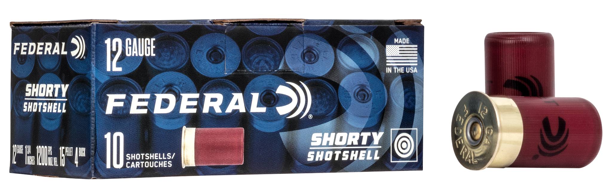 Federal Shorty 12 Ga 1-3/4" Rifled Slug Mini Shotshell Ammo 10RD/BOX product image