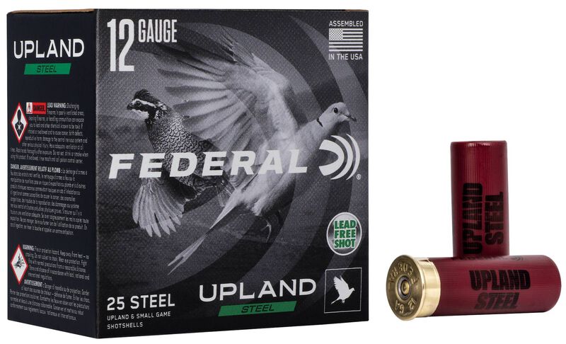 Federal Upland Steel - 12 Ga 2-3/4" - 1 oz - #7.5 Shot - 25 Rounds