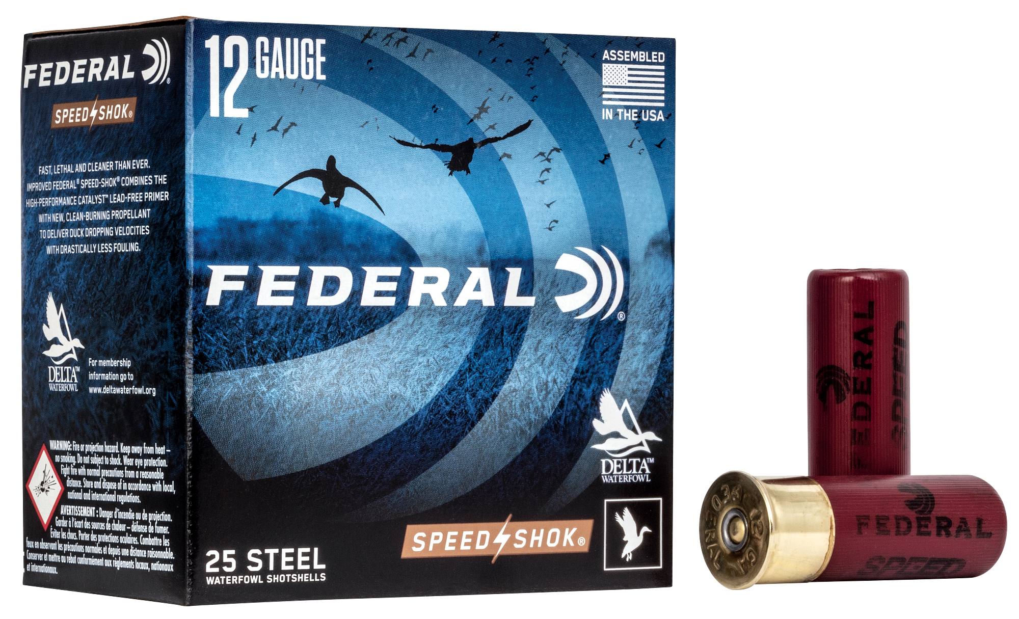 Federal Speed-Shok 12 Ga. 2-3/4" 1-1/8 Oz. #3 HV Steel Ammo product image