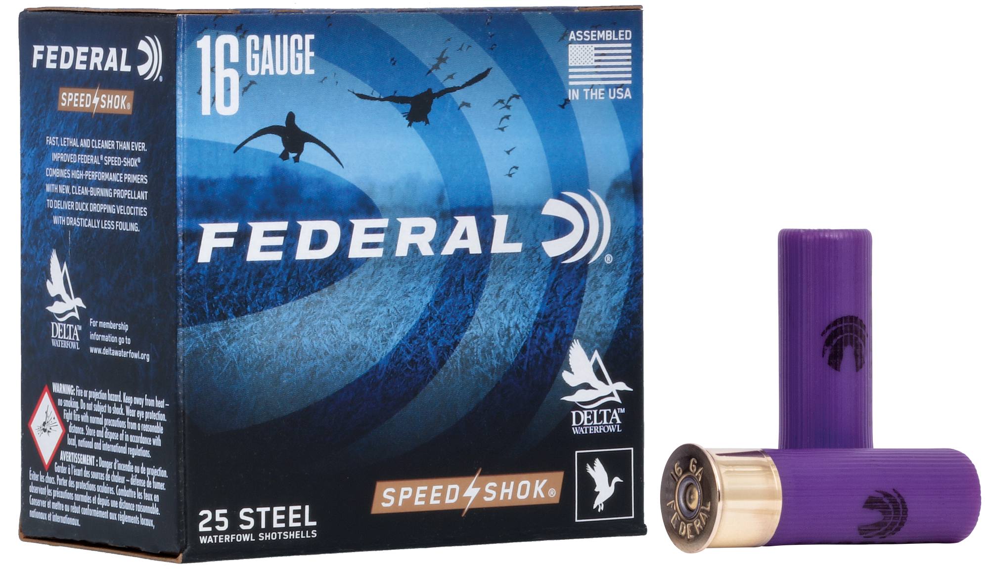 Federal Speed-Shok 16 Ga. 15/16.oz #4 HV Steel Ammo product image