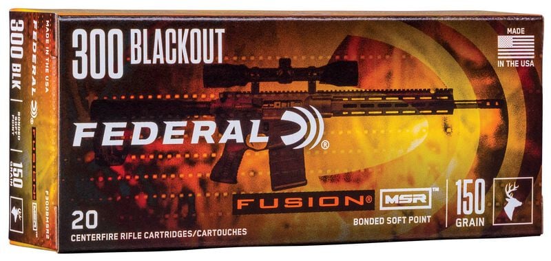 Federal Fusion 300 Blackout 150GR Msr Ammo