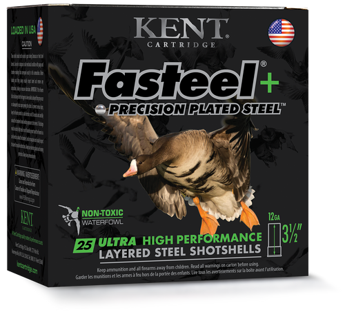 Kent Fasteel+ 12 Gauge shotshell ammunition